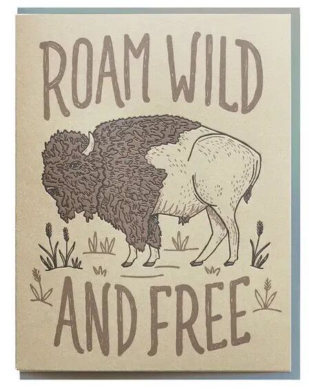 Buffalo Roam Card