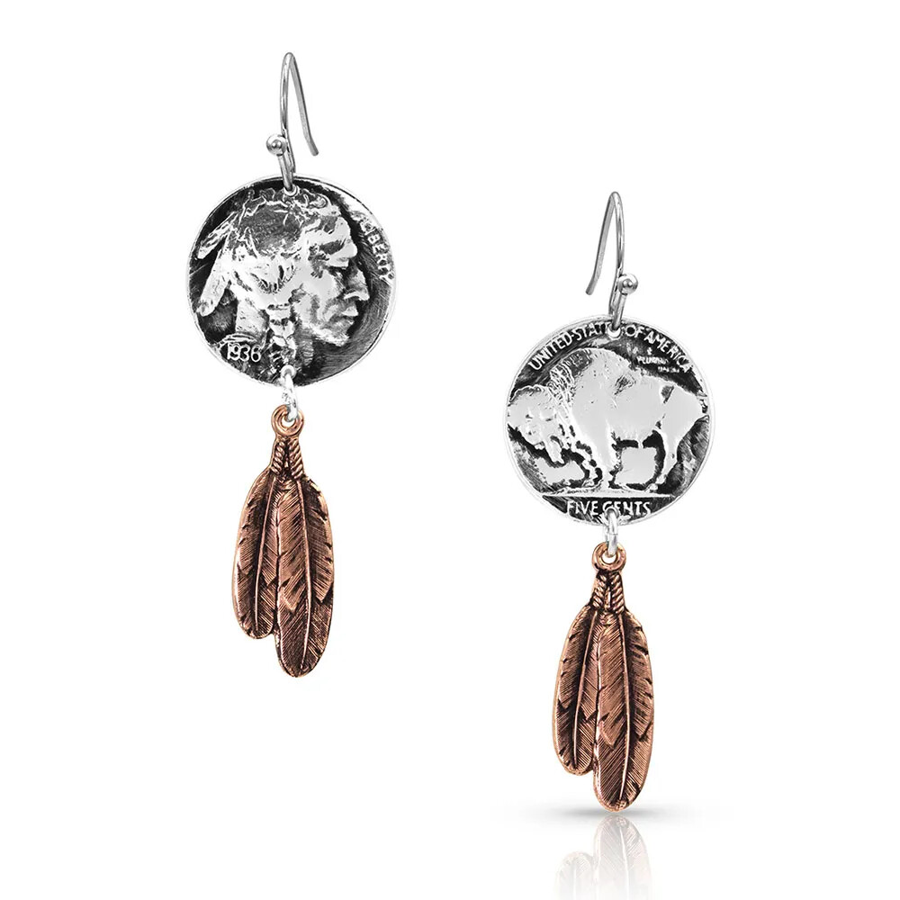 Buffalo Nickel Earrings