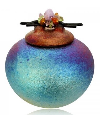 Raku Dream Jar Kayanite