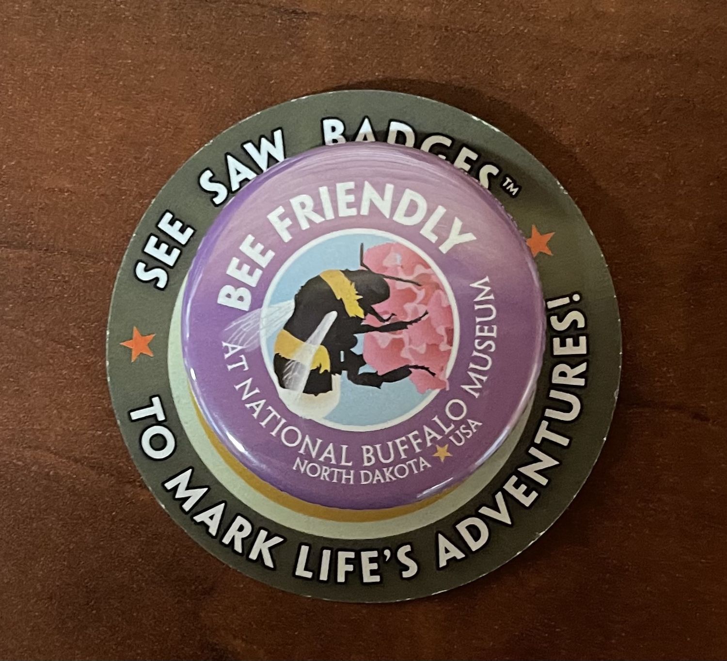 See Saw Badge, Design: Bee Friendly