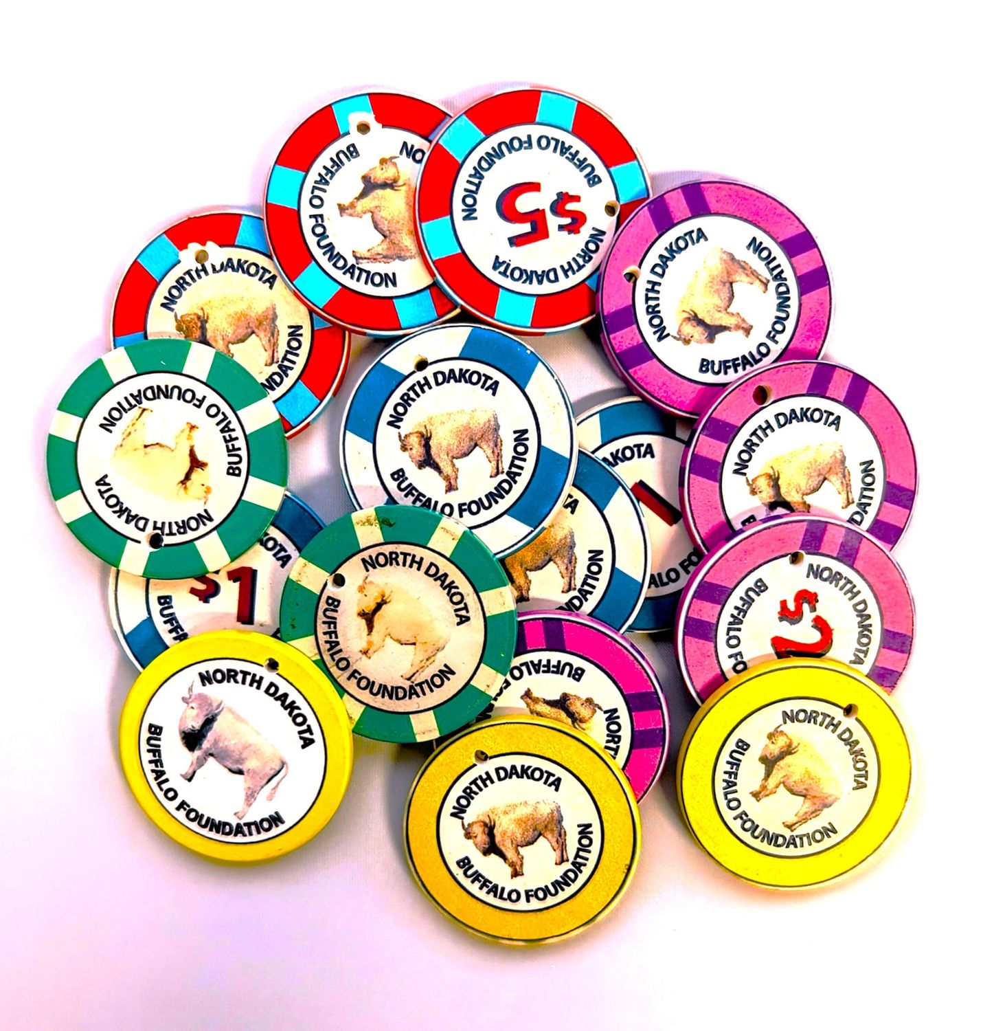 White Cloud Poker Chips