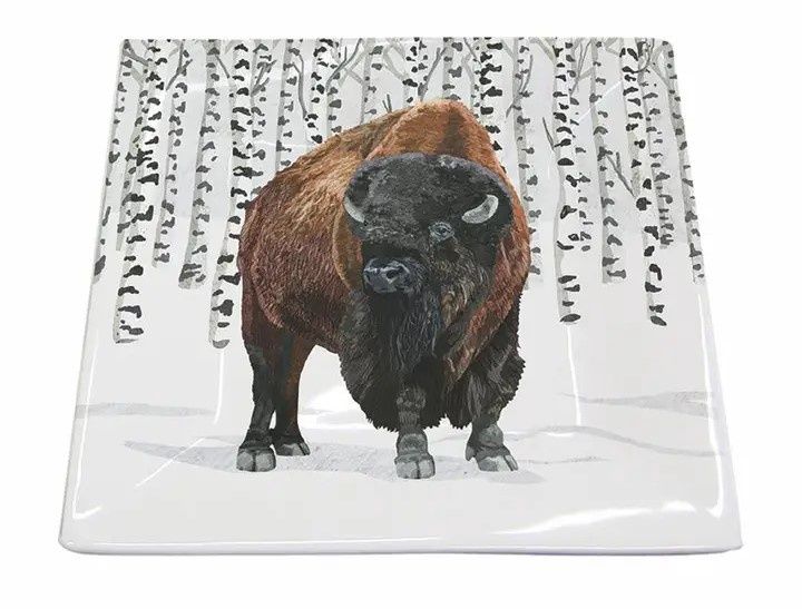 Small Wilderness Buffalo Plate