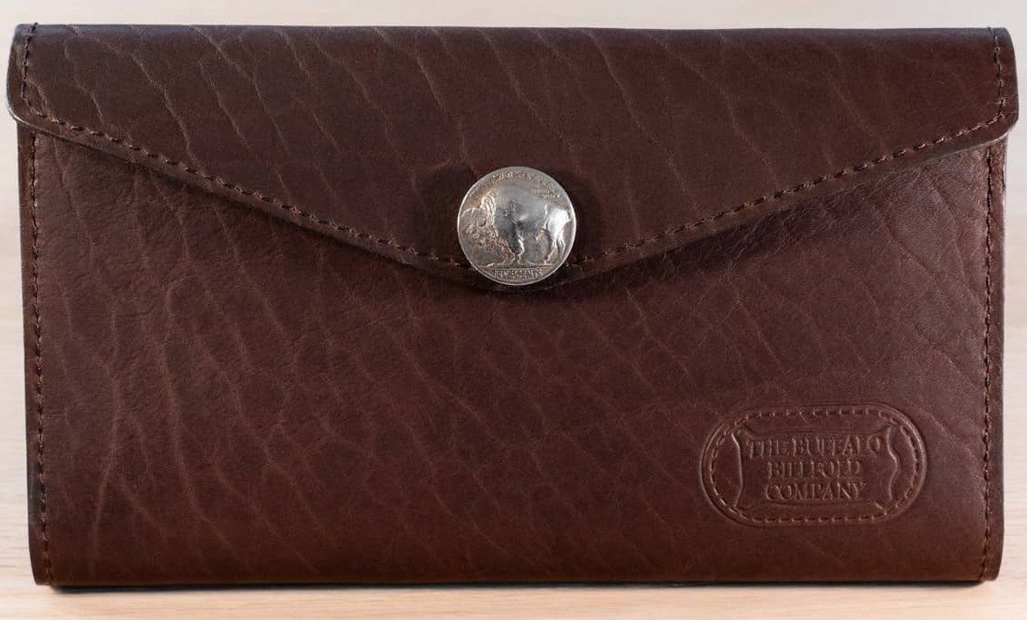 Leather Envelope Clutch