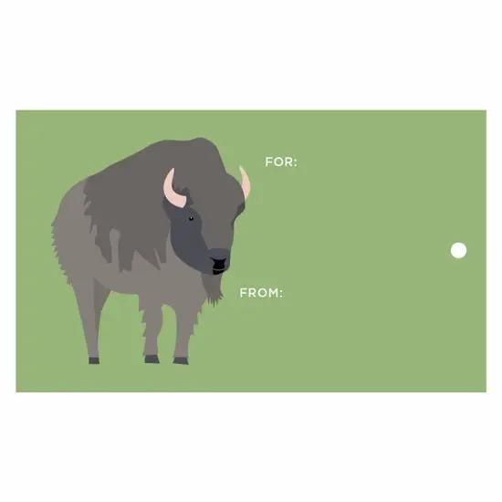 Buffalo Gift Tags (Set of 10)