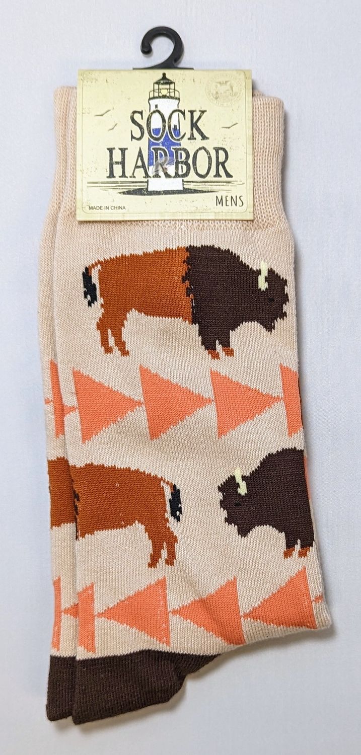 Bison Socks Bigfoot