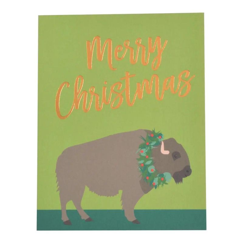 Foil Christmas Card Box of 6