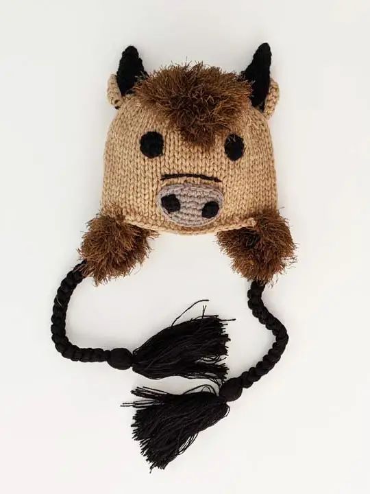 Buffalo Earflap Beanie Hat, Size: M (6-24 Mos)