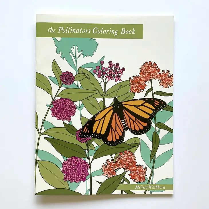 Pollinators Coloring Book