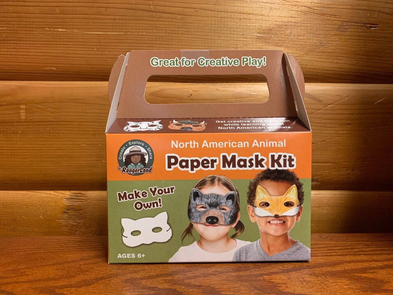 North American Animals Paper Mask Art Kit