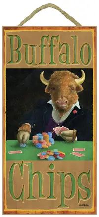 Buffalo Chips Plaque