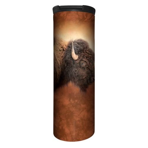 Orange Bison Sunset Barista Mug