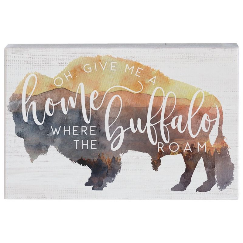 Buffalo Roam Talk Rectangle