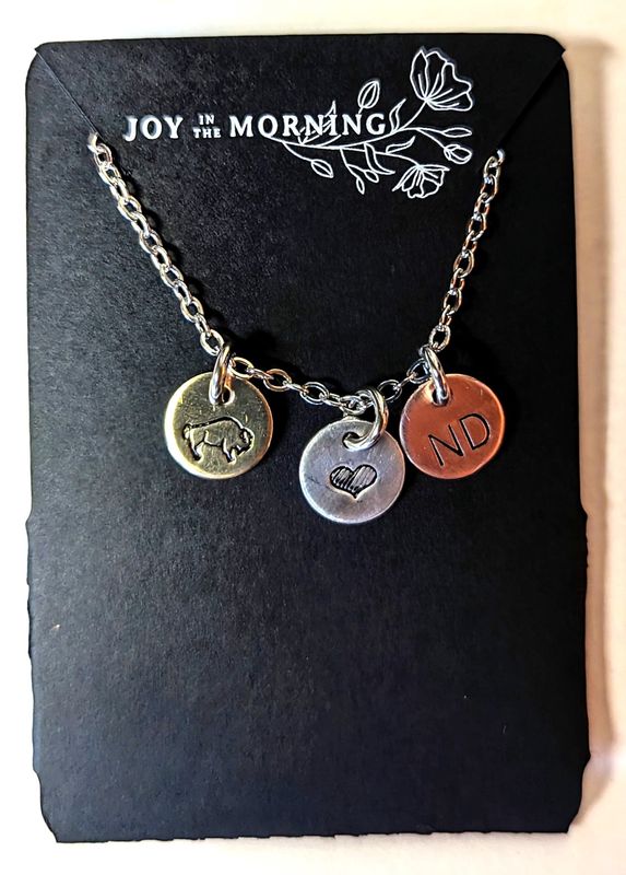 Buffalo Triple Pendant Necklace