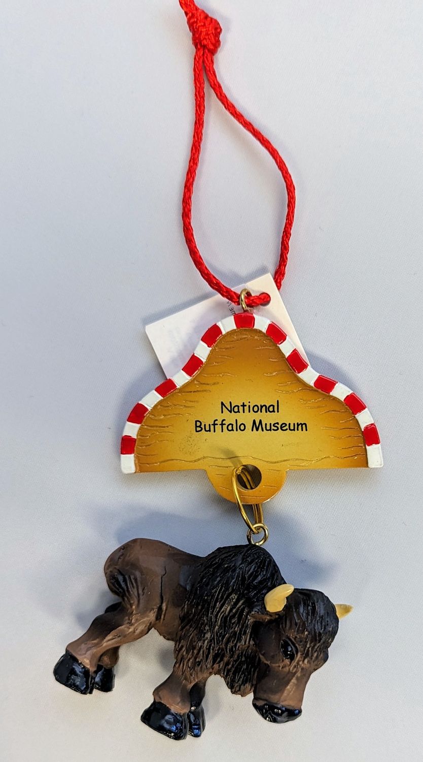 Wampum Buffalo Ornament