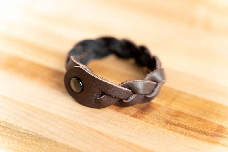 Mystery Braid Leather Bracelet