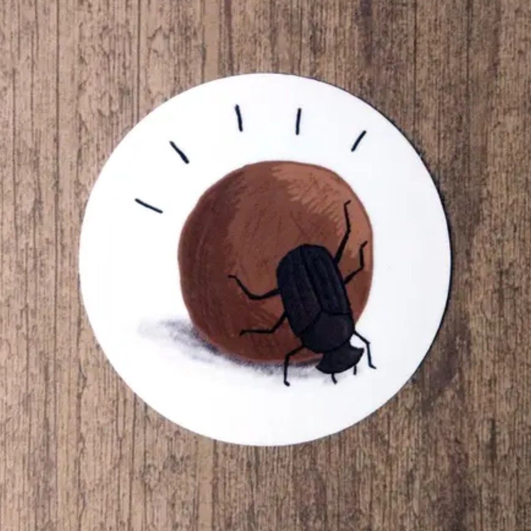 Dung Beetle Sticker