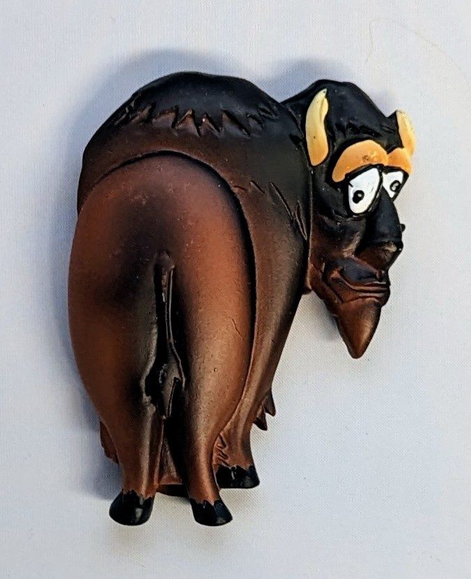 Buffalo Caricature Magnet