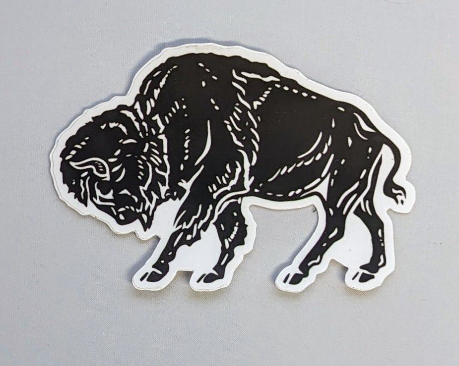 Wild Wander Bison Sticker