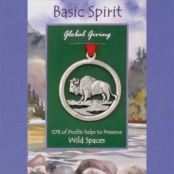 Buffalo Wild Spaces Ornament, Design: North Dakota