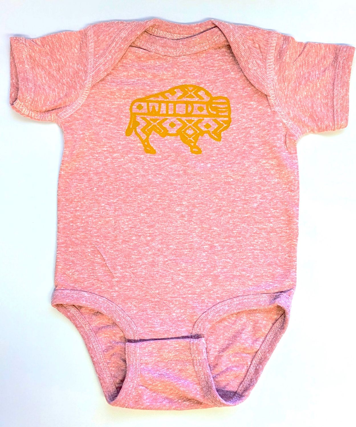 Wild Buffalo Onesie, Size: 6mo, Color: Pink