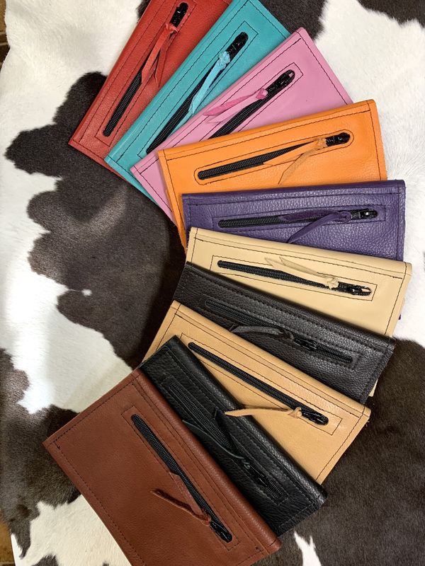 Double Zipper Small Clutch