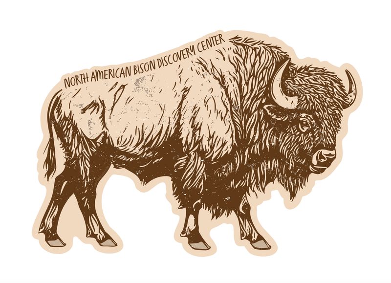 Brown Bull Sticker