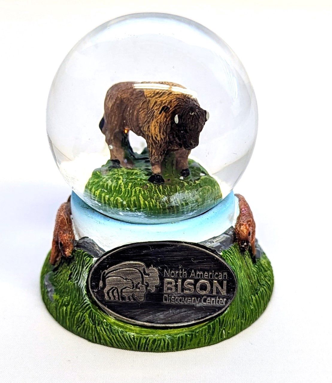 Bison Snow Globe, Size: 45mm