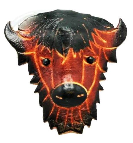 Western Bison Keychain