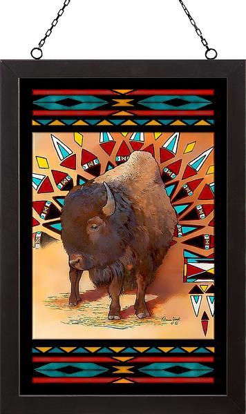 Tanazin Bison Stain Glass