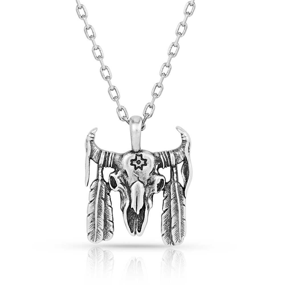 Buffalo Skull Necklace
