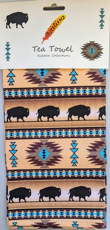 Buffalo Design Tea Towel