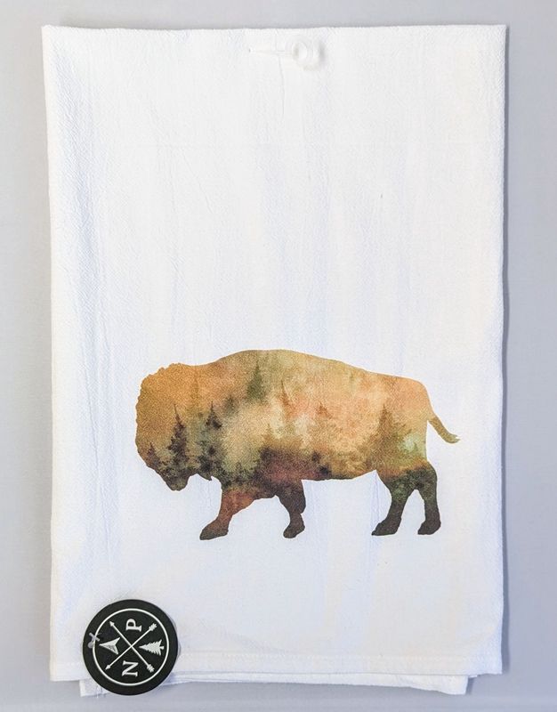 Buffalo Cotton Tea Towel