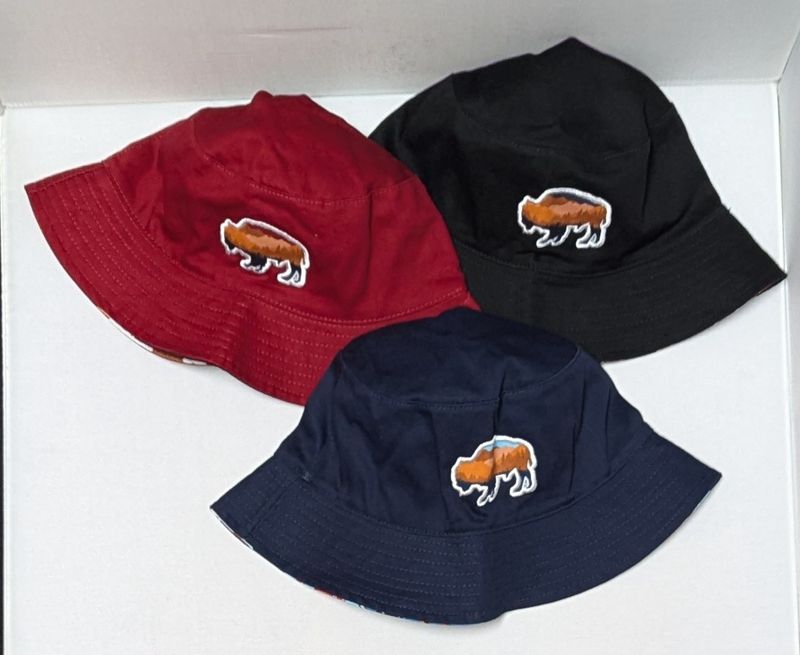 Rustic Bison Reversible Bucket Hat