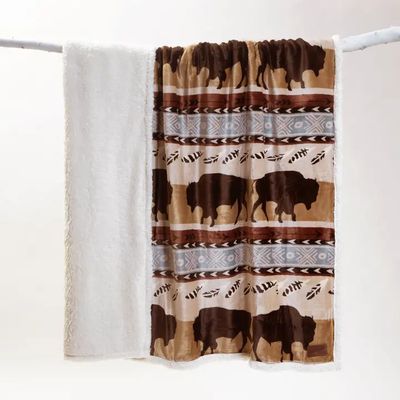Wrangler Buffalo Southwestern Throw