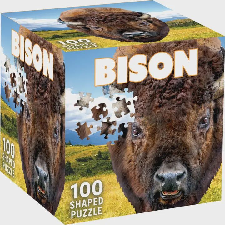 Bison 100pc shaped puzzle