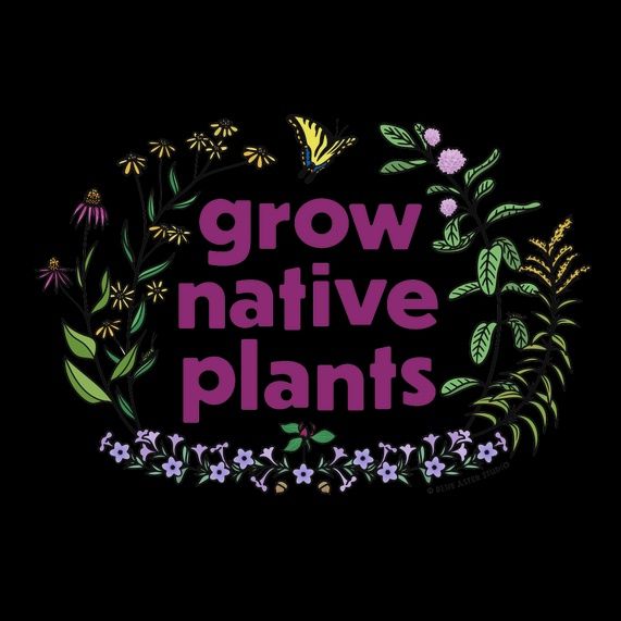 Grow Native Plants Sticker