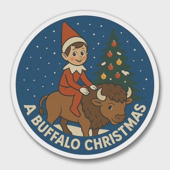 A Buffalo Christmas Ornament