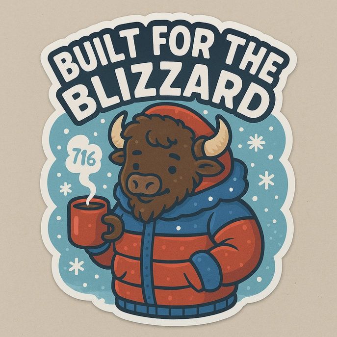 Built for the Blizzard Sticker