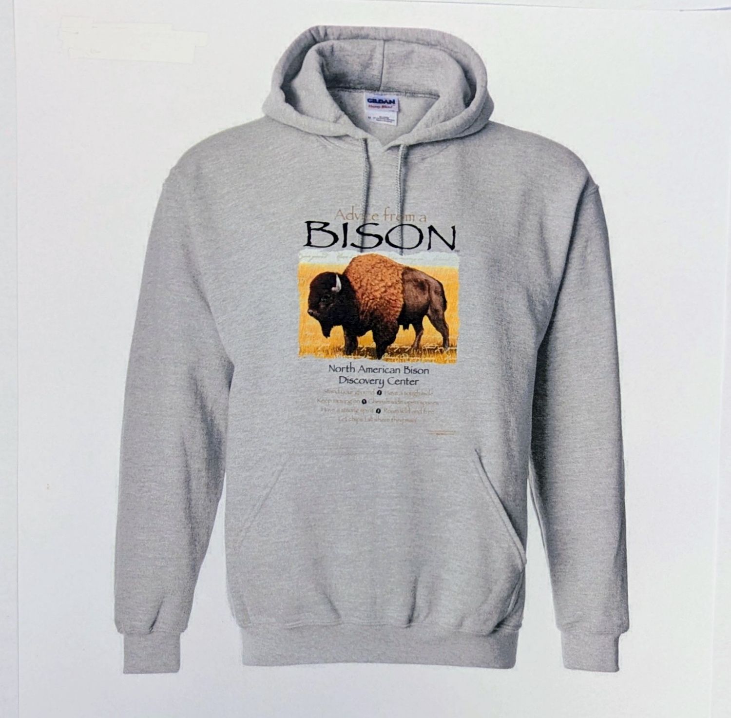 Advice  Bison Hoodie, Size: S