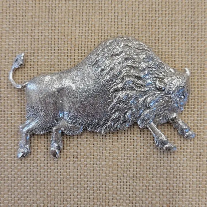 Reproduction Bison Brooch