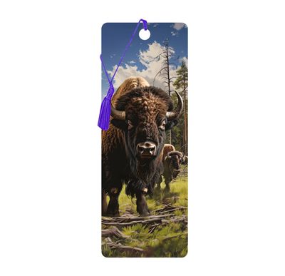 3D LiveLife Bookmarks - Head of the Herd (Bison)