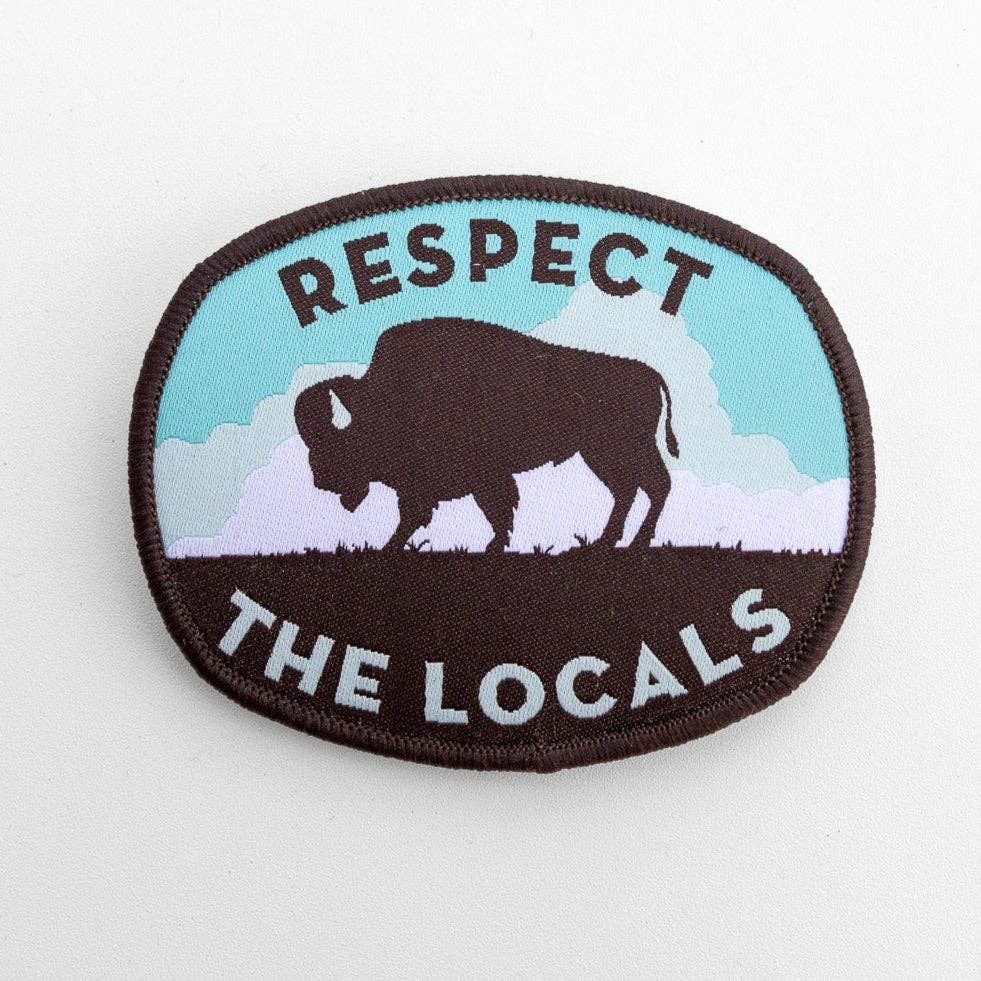 Respect The Locals Bison Patch