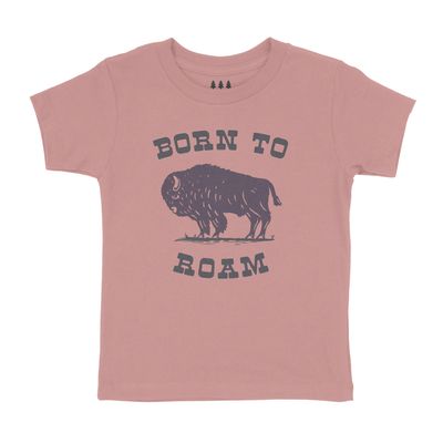 Born to Roam Buffalo Toddler Shirt