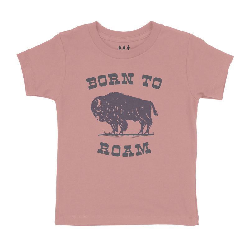 Born to Roam Buffalo Toddler Shirt