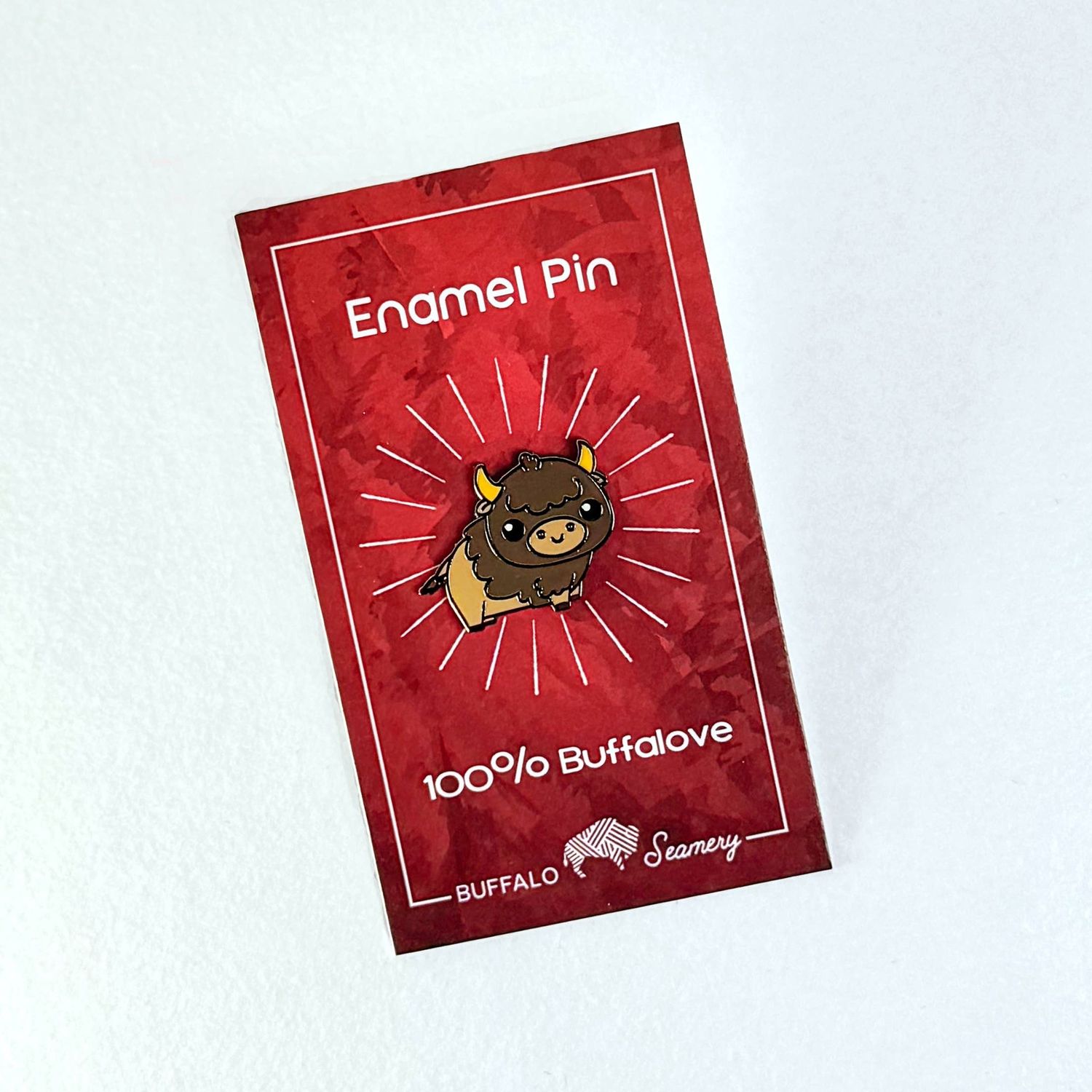 Kawaii Buffalo Pin
