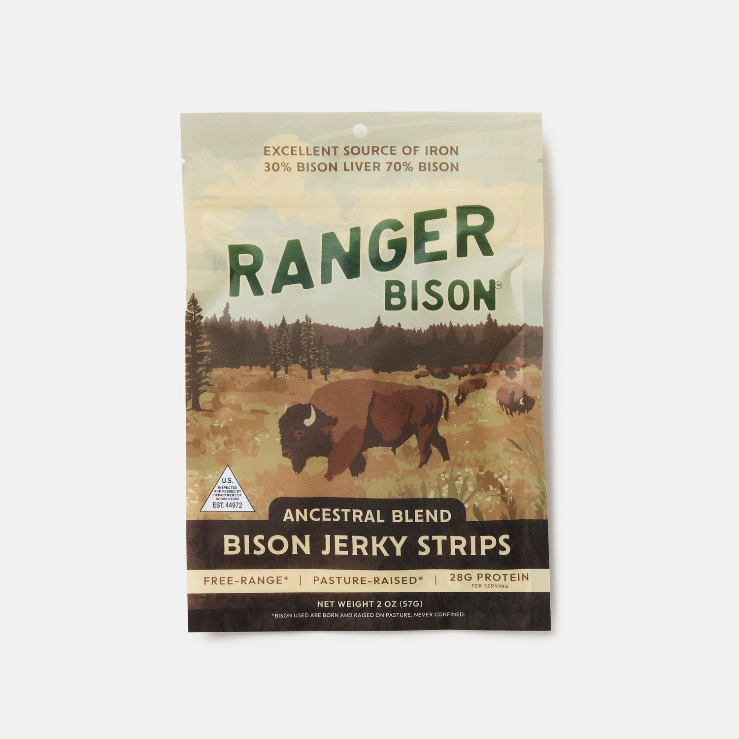 Ancestral Bison Jerky Strips