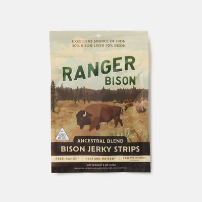 Ancestral Bison Jerky Strips