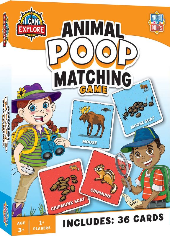 Animal Poop Matching Game