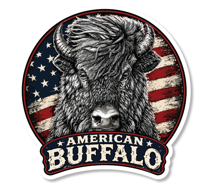 American Buffalo Sticker