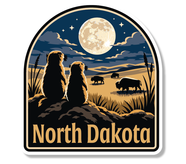 The Overlook North Dakota Sticker